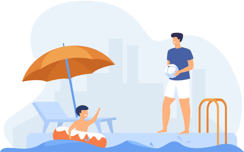 Swimming Pool Illustration