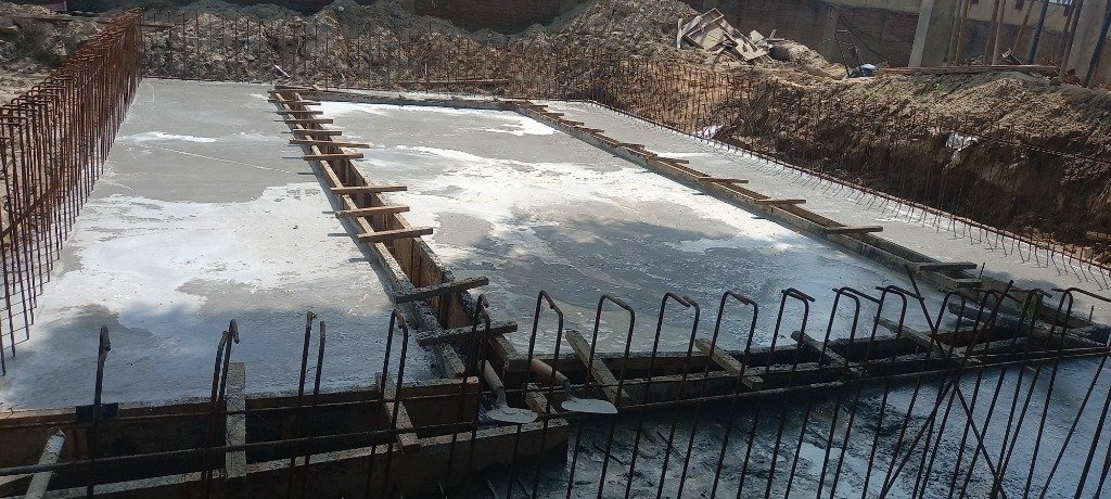 Swimming Pool Slab Construction